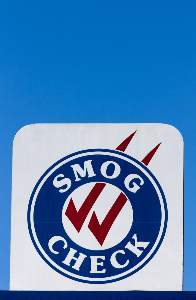 Smog Check Sign